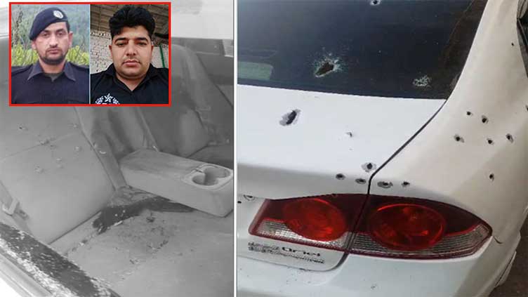 Two cops among three martyred in attack on excise mobile squad in Nowshera