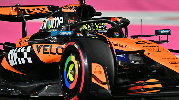 Norris edges Piastri as McLaren top Jeddah practice