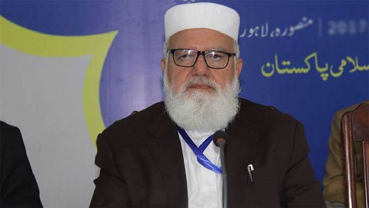 Liaquat Baloch says govt has no right to stop march for Palestine