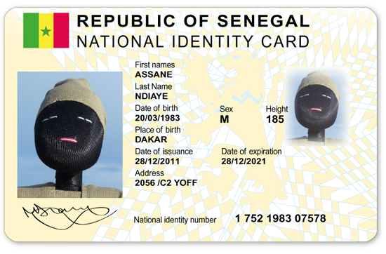 Assane's ID Card